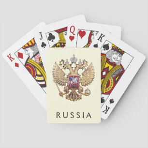 Baraja De Cartas Escudo de Rusia