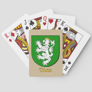 Baraja De Cartas Escudo heráldico de Diaz