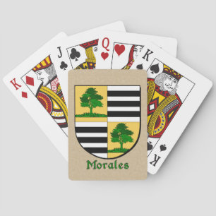 Baraja De Cartas Escudo heráldico de Morales