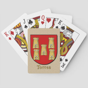 Baraja De Cartas Escudo heráldico de Torres
