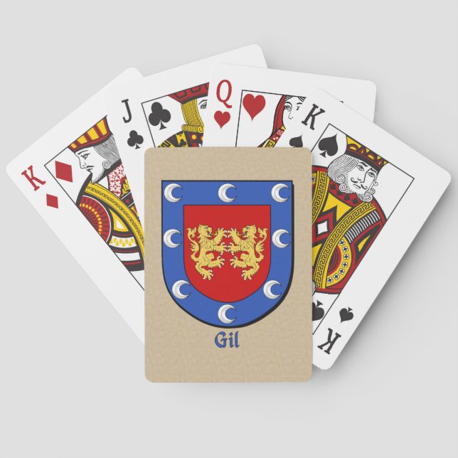 Baraja De Cartas Escudo histórico de Gil (Reverso)