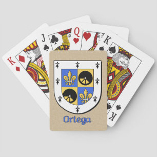 Baraja De Cartas Escudo ortega heráldico