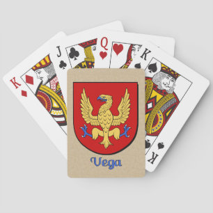 Baraja De Cartas Escudo vega heráldico
