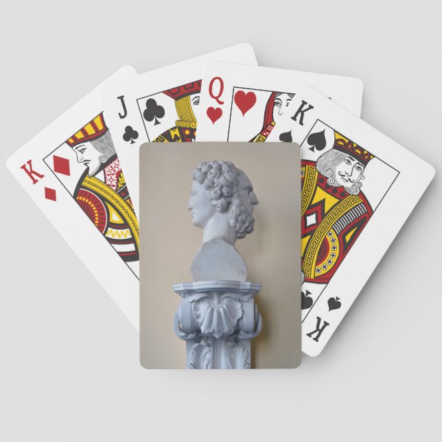 Baraja De Cartas Escultura de Janus, la ermita, Rusia (Reverso)