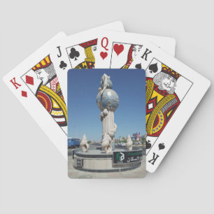 Baraja De Cartas Escultura para los habitantes marinos
