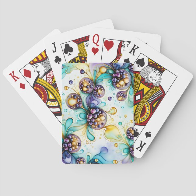 Baraja De Cartas Esencia de Blueberry Standard (Reverso)