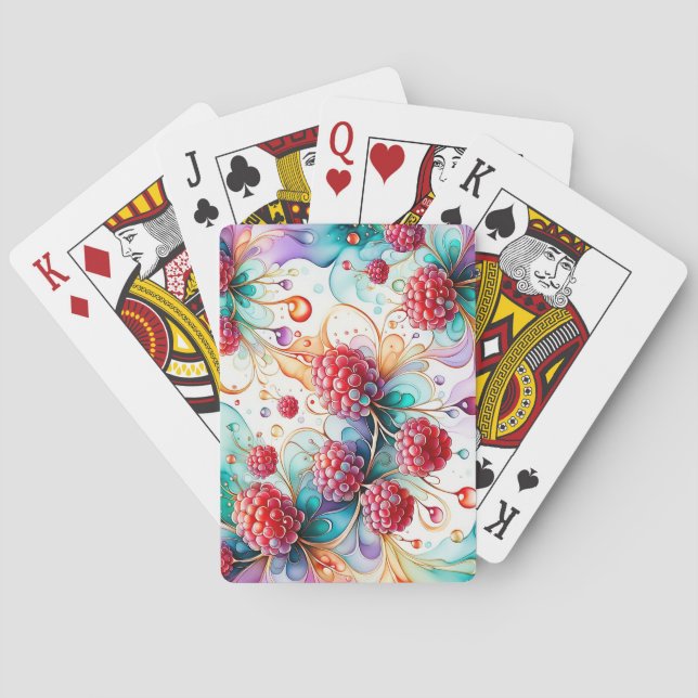 Baraja De Cartas Esencia de frambuesa (Reverso)