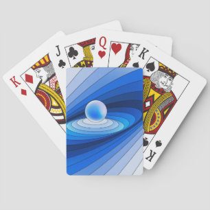 Baraja De Cartas Esfera Con Las Tarjetas Clásicas De Reproducción D