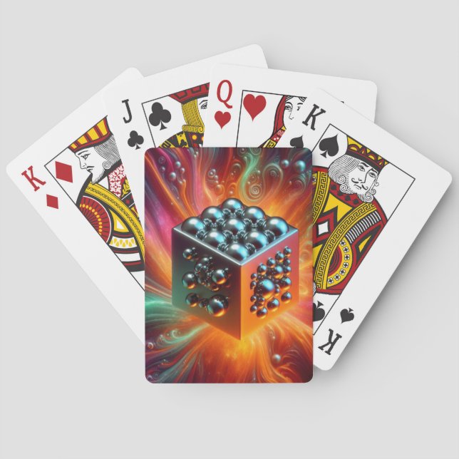 Baraja De Cartas Esfera Platinum (Reverso)