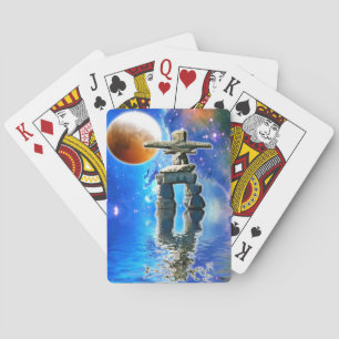 Baraja De Cartas Eskimo Inuit Inuit Inukshuk