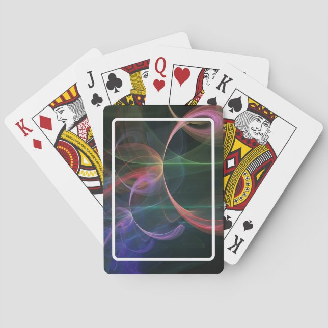 Baraja De Cartas Espacio de arte abstracto (Reverso)