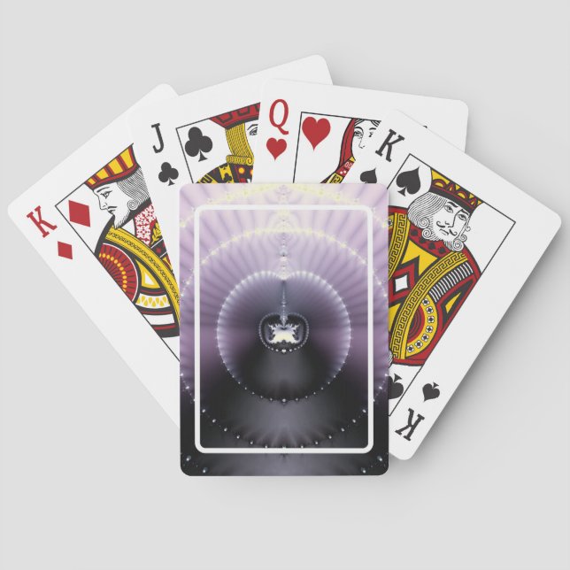 Baraja De Cartas Espacio Púrpura (Reverso)