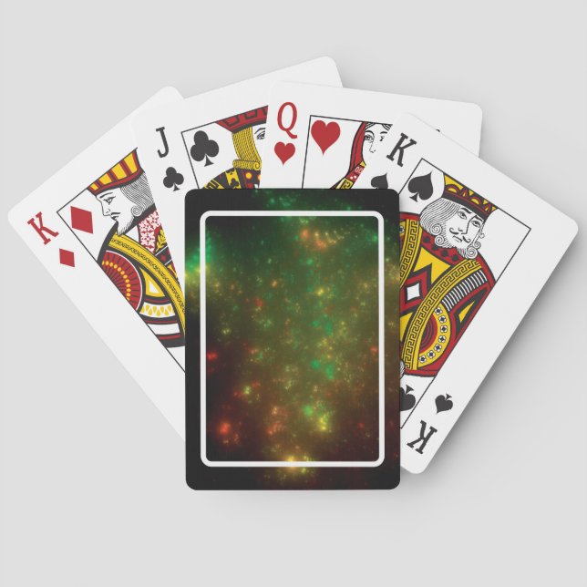 Baraja De Cartas Espacio verde (Reverso)