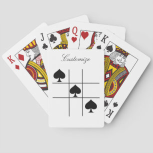 Baraja De Cartas Espadas negras Tic Tac Te Thunder_Cove