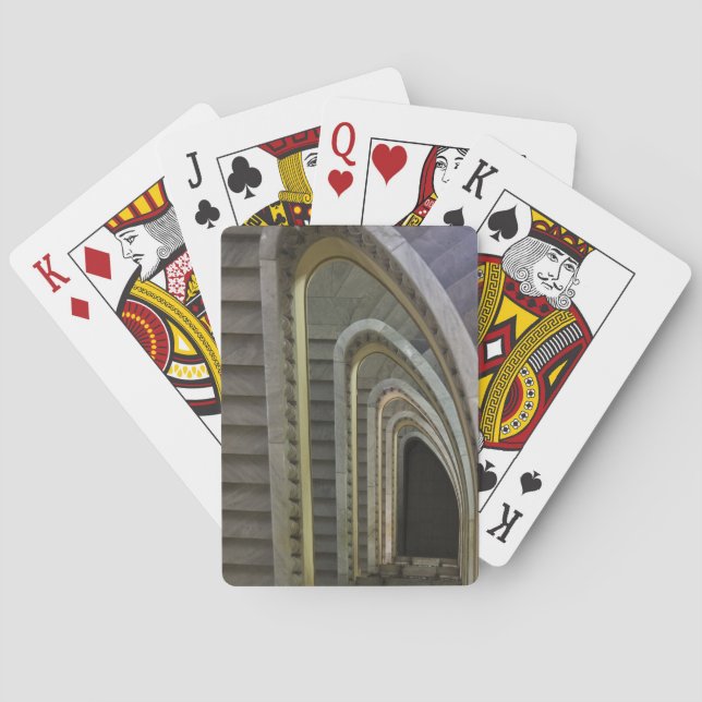 Baraja De Cartas España, Madrid, Círculo de Bellas Artes, escaleras (Reverso)