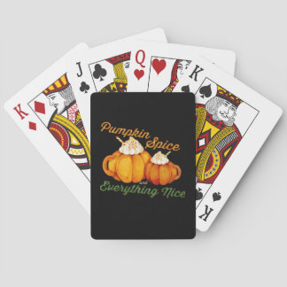 Baraja De Cartas Especie De Calabaza Y Todo El Buen Diseño De Caída