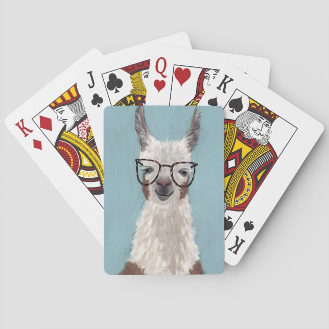 Baraja De Cartas Especificaciones de Llama - Gafas sobredimensionad (Reverso)