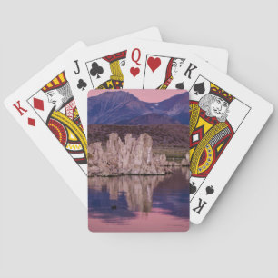 Baraja De Cartas Espectacular lago Mono en la sombra
