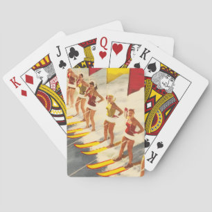 Baraja De Cartas Espectáculo de agua vintage de Florida