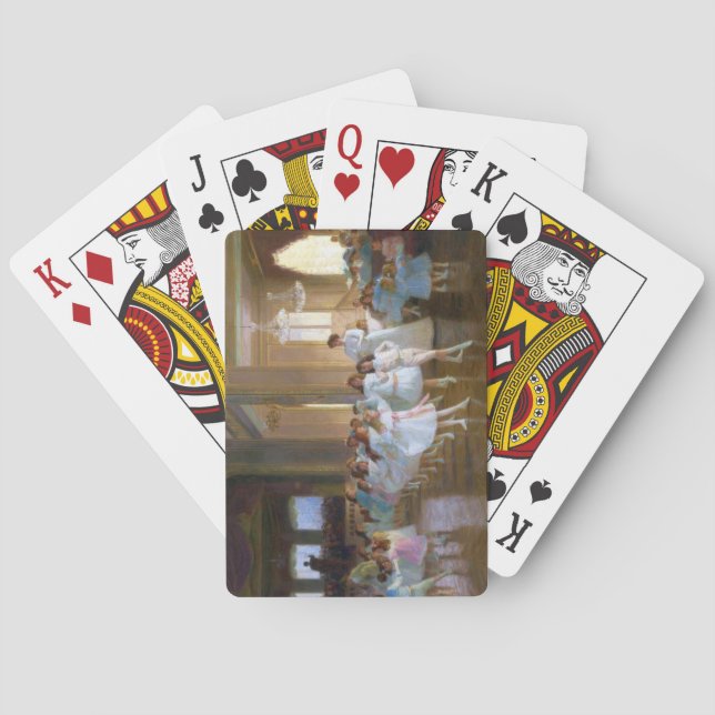Baraja De Cartas Espectáculo de baile (clase de ballet para bailari (Reverso)