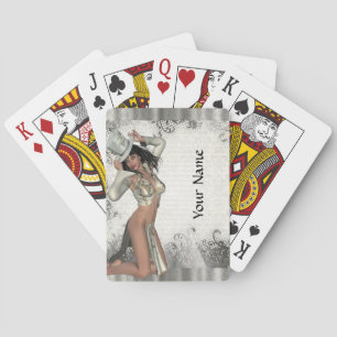 Baraja De Cartas Espectadora de plata