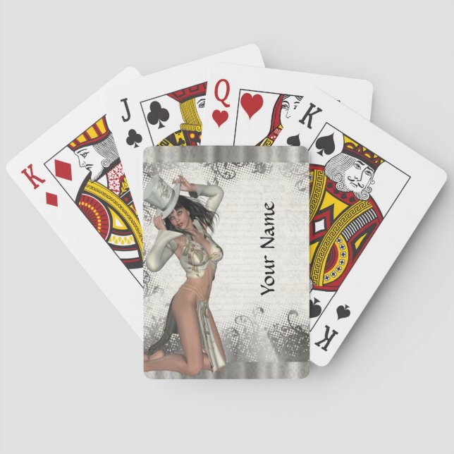 Baraja De Cartas Espectadora de plata (Reverso)
