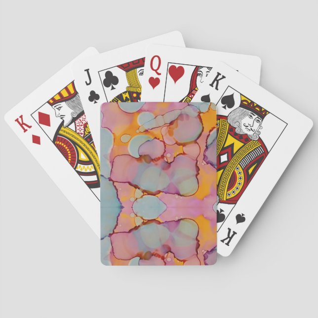 Baraja De Cartas Espejismo de Algodón de Azúcar (Reverso)