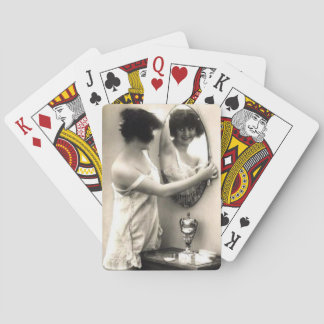 Baraja De Cartas Espejo Espejo Espejo Espejo Erotica Chica de Pin-U