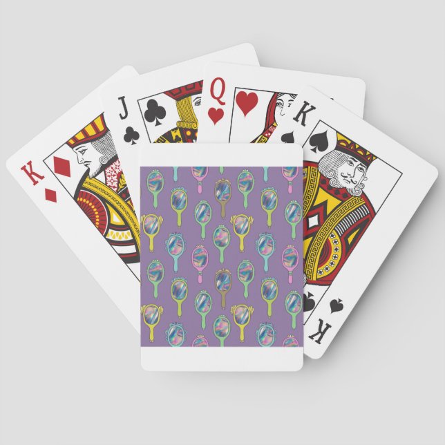 Baraja De Cartas espejo retrovisor (Reverso)