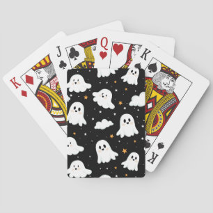 Baraja De Cartas Espeluznante estela de estela nublada de Halloween