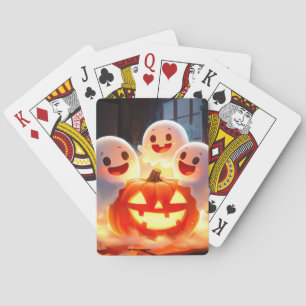 Baraja De Cartas Espeluznante Fiesta de calabaza fantasma