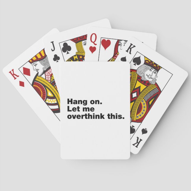 Baraja De Cartas Espera. Dejadme que me exceda. (Reverso)