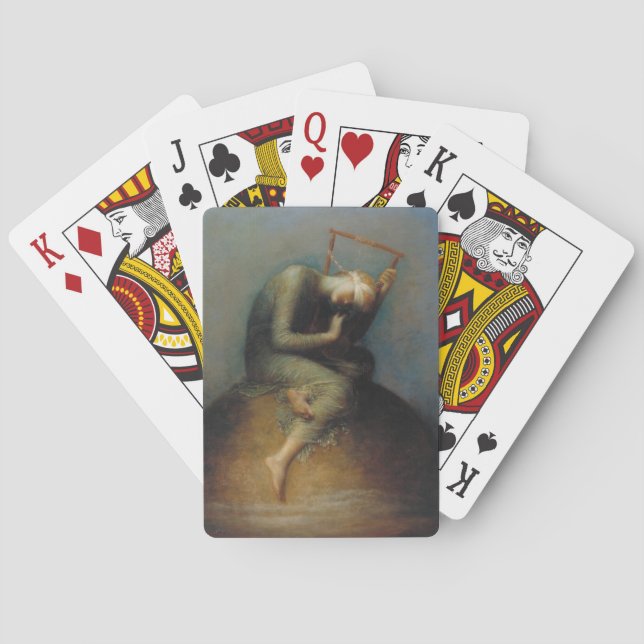 Baraja De Cartas Esperanza (de George Frederick Watts) (Reverso)