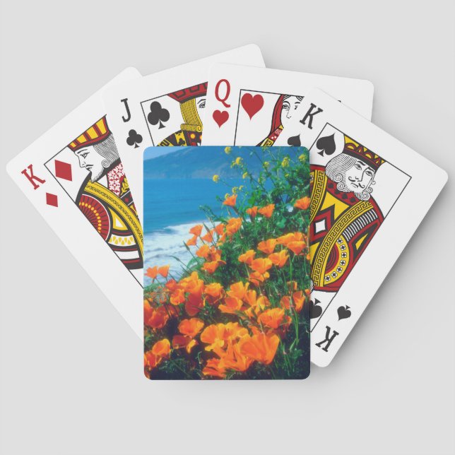Baraja De Cartas Espías a lo largo de la costa del Pacífico cerca d (Reverso)