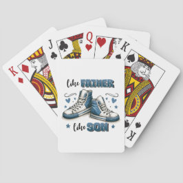 Baraja De Cartas Espinadores azules como padre, como hijo