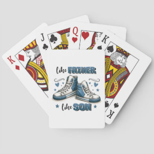 Baraja De Cartas Espinadores azules como padre, como hijo