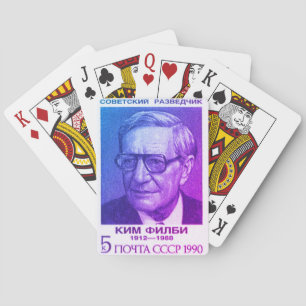 Baraja De Cartas Espionaje británico Kim Philby, héroe de la Unión