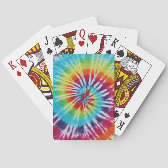 Baraja De Cartas Espiral arcoiris (Reverso)