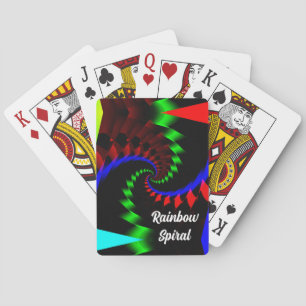Baraja De Cartas Espiral arcoiris ( puedes cambiar las palabras )