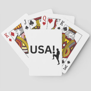 Baraja De Cartas Espíritu Atlético de Fútbol de EE. UU.