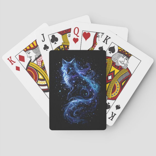 Baraja De Cartas Espíritu Zorro Celestial (Reverso)