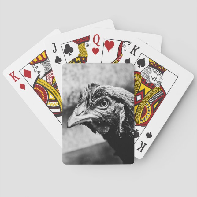 Baraja De Cartas espíritus y pollos (Reverso)