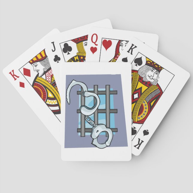 Baraja De Cartas Esposas de la cárcel (Reverso)