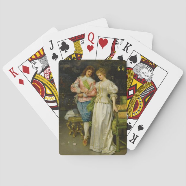 Baraja De Cartas Esposo y esposa (Boda y matrimonio) (Reverso)