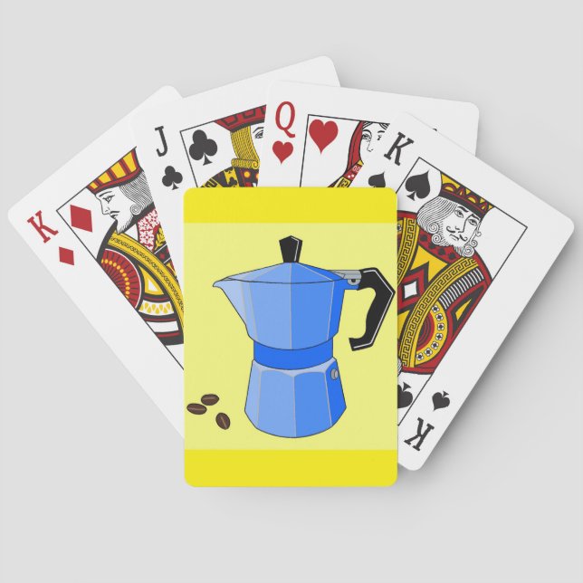 Baraja De Cartas Espresso arcoiris azul (Reverso)