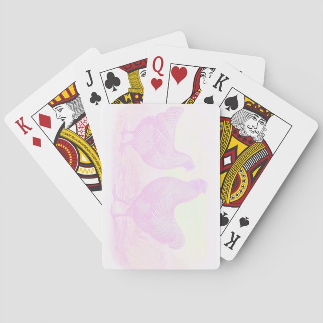 Baraja De Cartas Espuma rosa (Reverso)