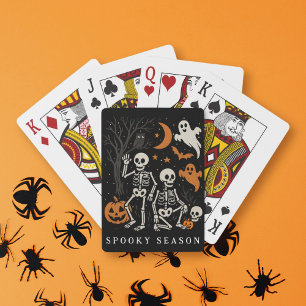 Baraja De Cartas Esqueleto anti Trump Halloween FDT Trump Halloween