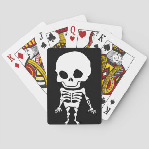 Baraja De Cartas Esqueleto de Cabeza Grande en 