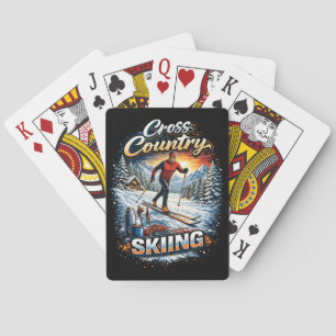 Baraja De Cartas Esquí de Fondo