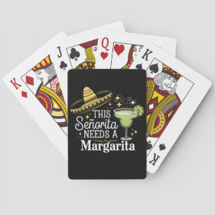 Baraja De Cartas Esta Señorita Necesita Una Margarita Cinco De Mayo